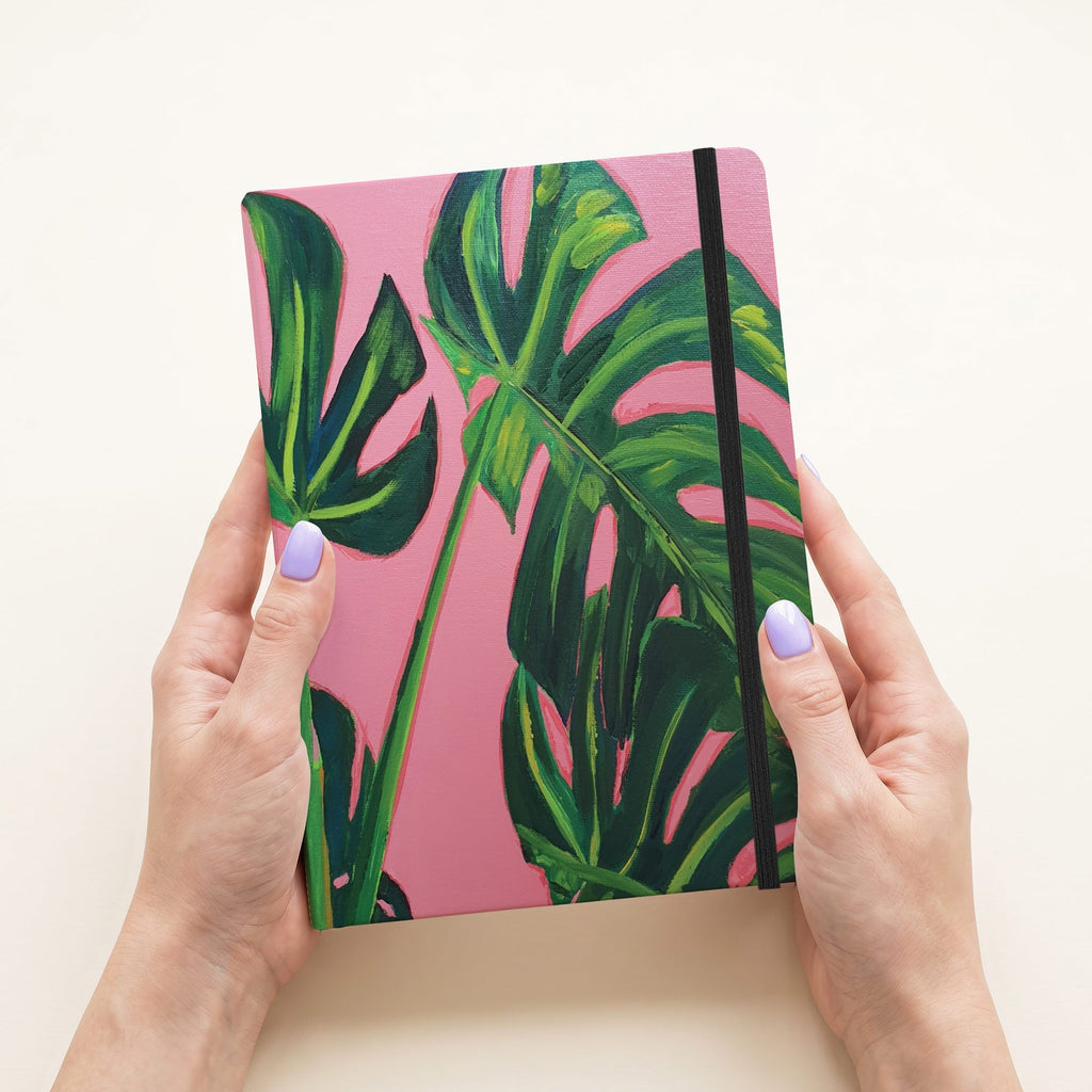 Luxury A5 Monstera Leaf Notebook