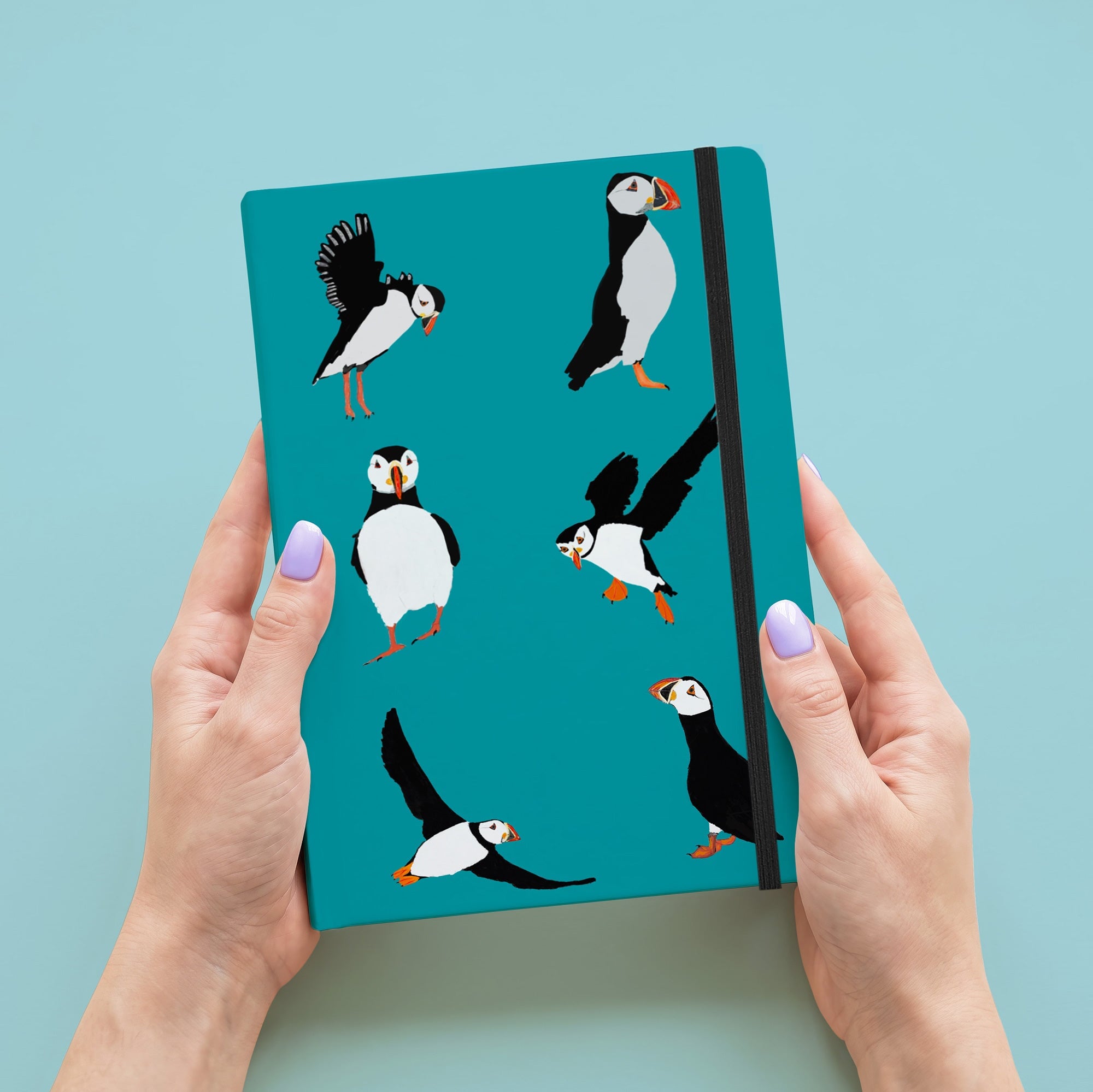 Luxury A5 Puffin Notebook
