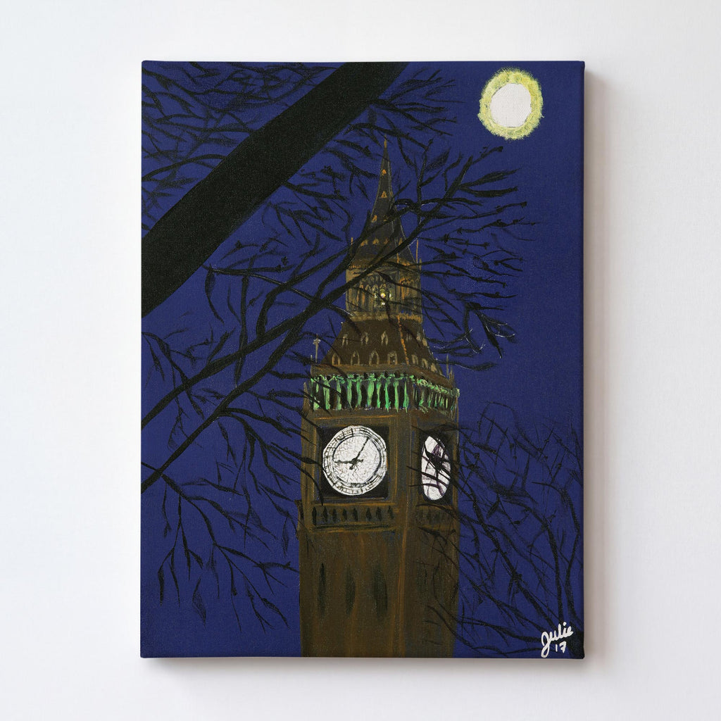 'Moon over Big Ben' - Original Painting