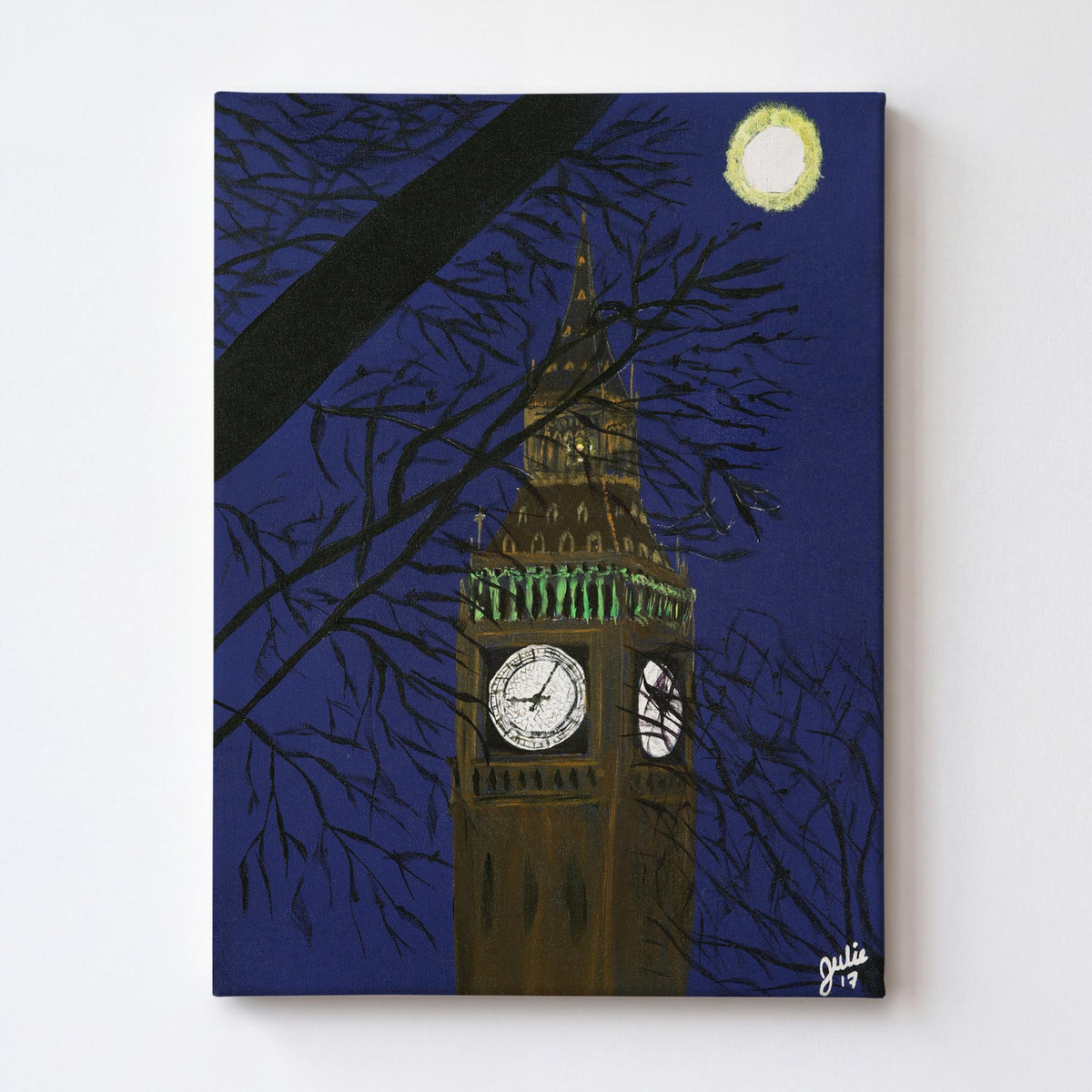 'Moon over Big Ben' - Original Painting