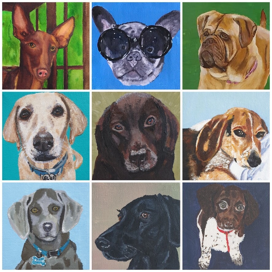 Original Pet Portrait Painting