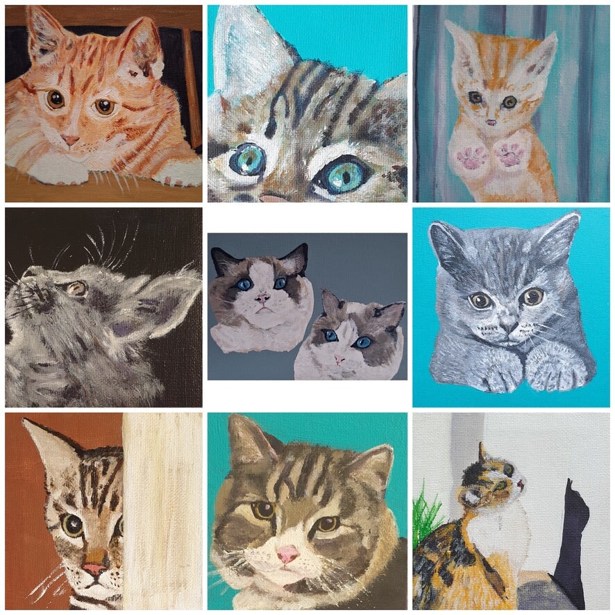 Original Pet Portrait Painting
