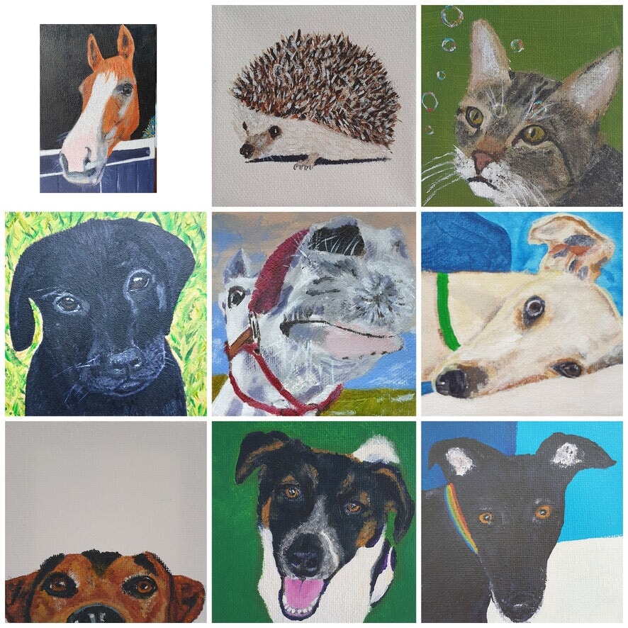 Original Pet Portrait Painting