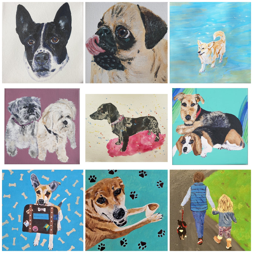 Original Pet Portrait Painting