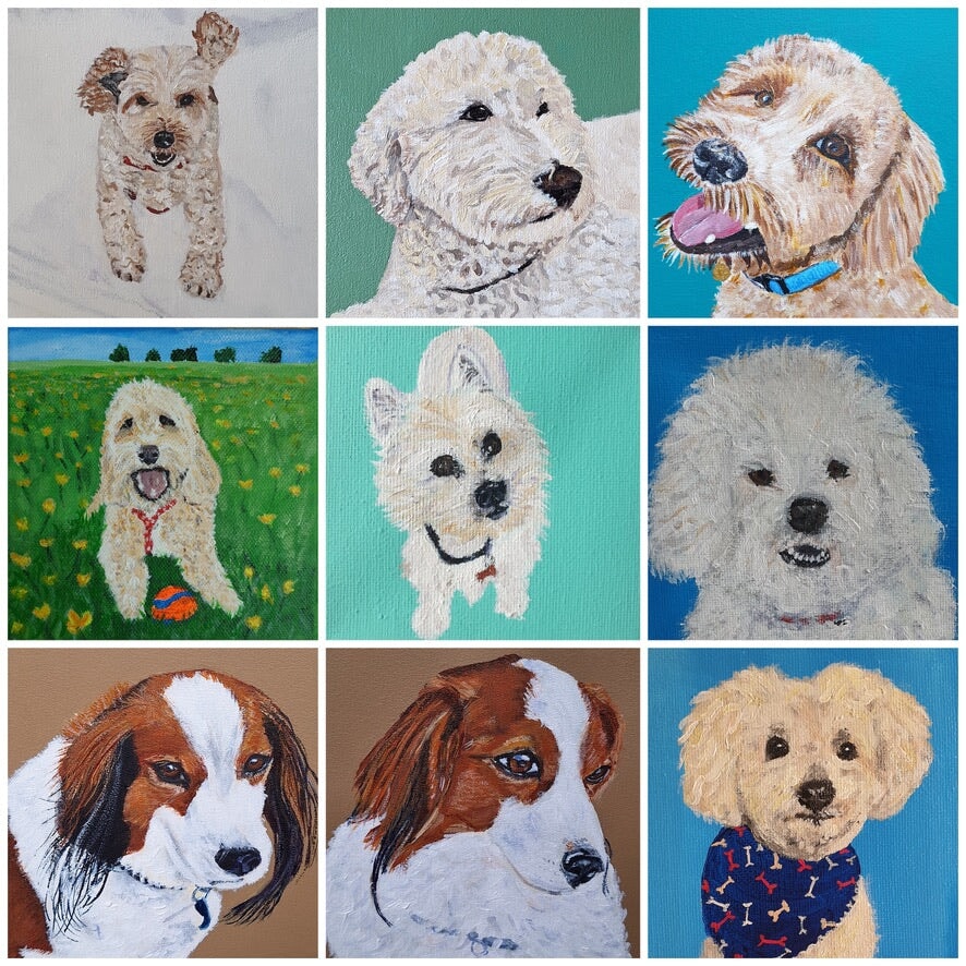 Original Pet Portrait Painting