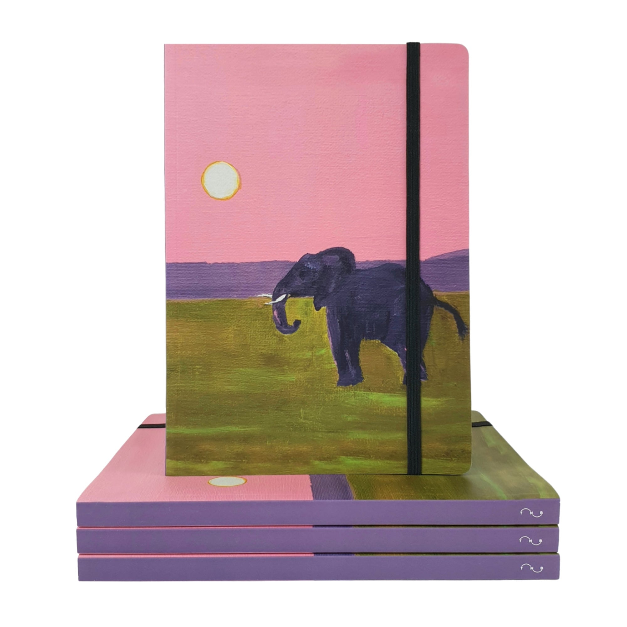 Pink Elephant A5 Luxury Notebook