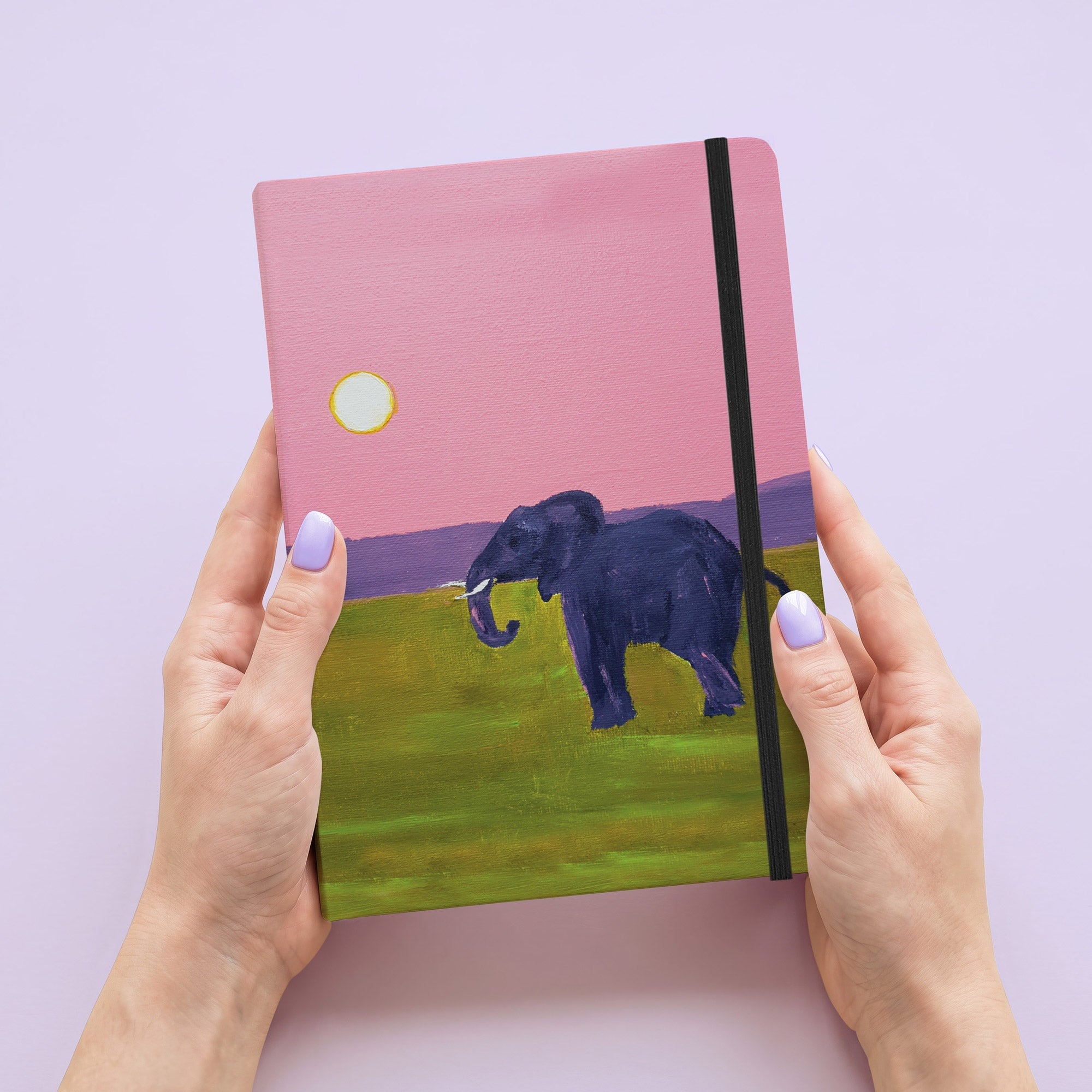 Pink Elephant A5 Luxury Notebook