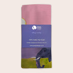 Pink Elephant XL Tea Towel
