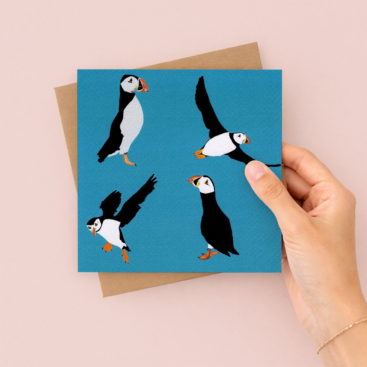 Puffin Greetings Card