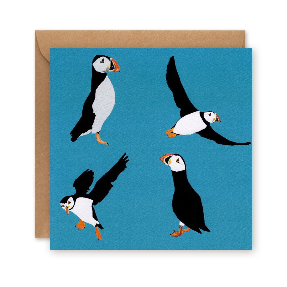 Puffin Greetings Card