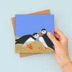 Puffin Love Greetings Card