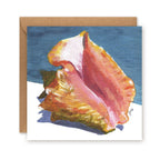 Queen Conch Shell Greetings Card