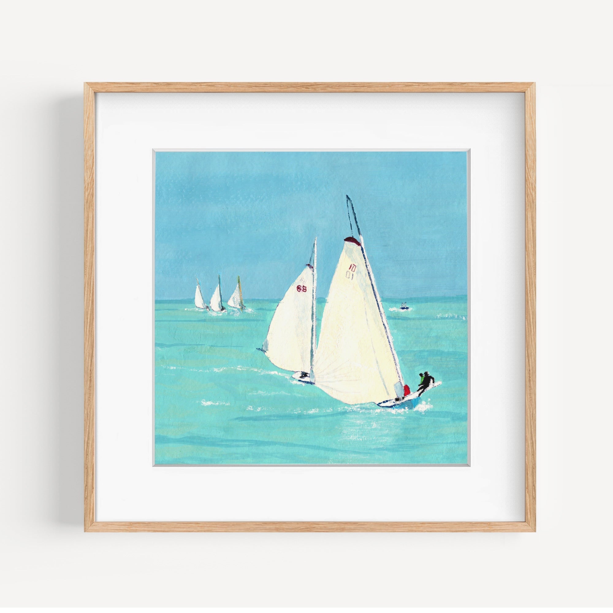 Regatta Time Art Print