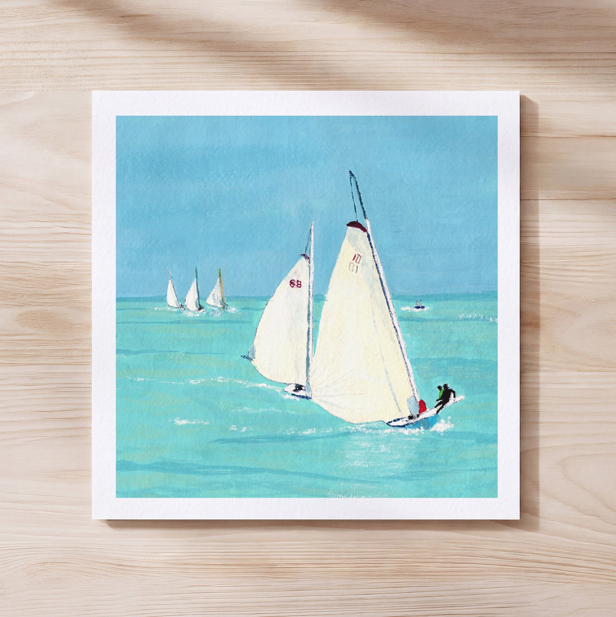 Regatta Time Art Print