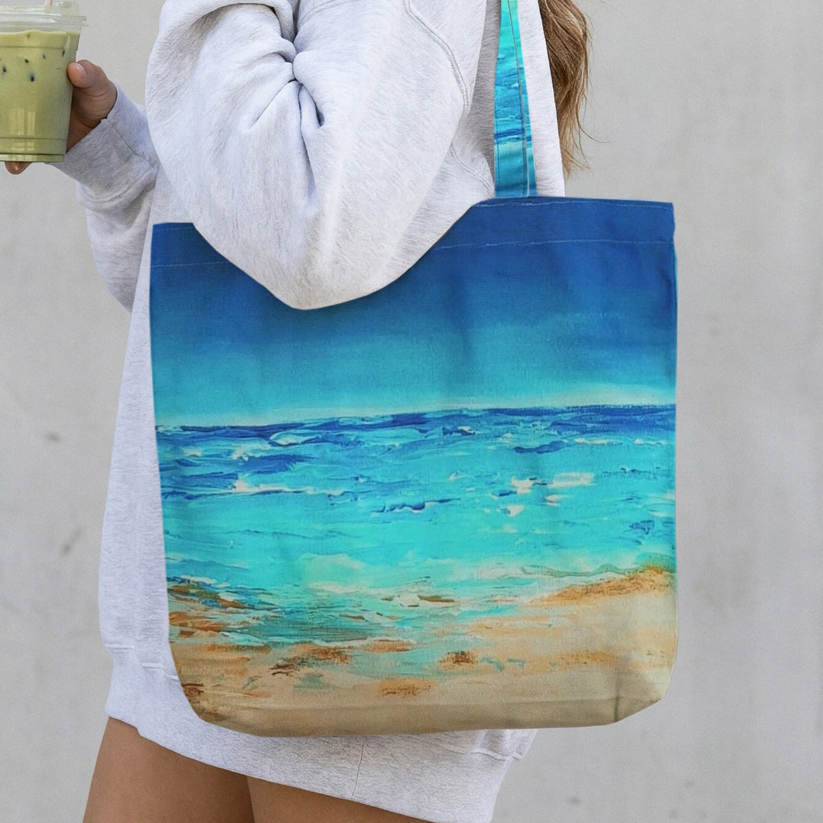 Seascape Canvas Tote