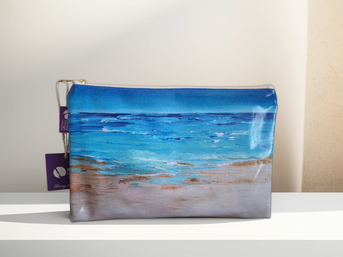 Seascape Makeup Bag| Pencil | Toiletries Case