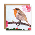 Snowy Robin Christmas Greetings Card