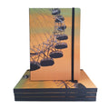 Sunset at the Eye A5 Luxury Notebook