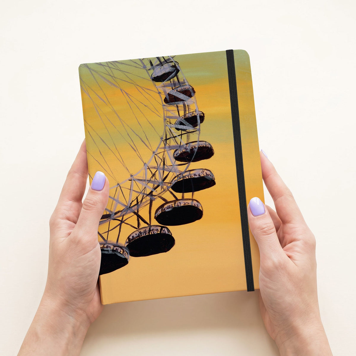 Sunset at the Eye A5 Notebook