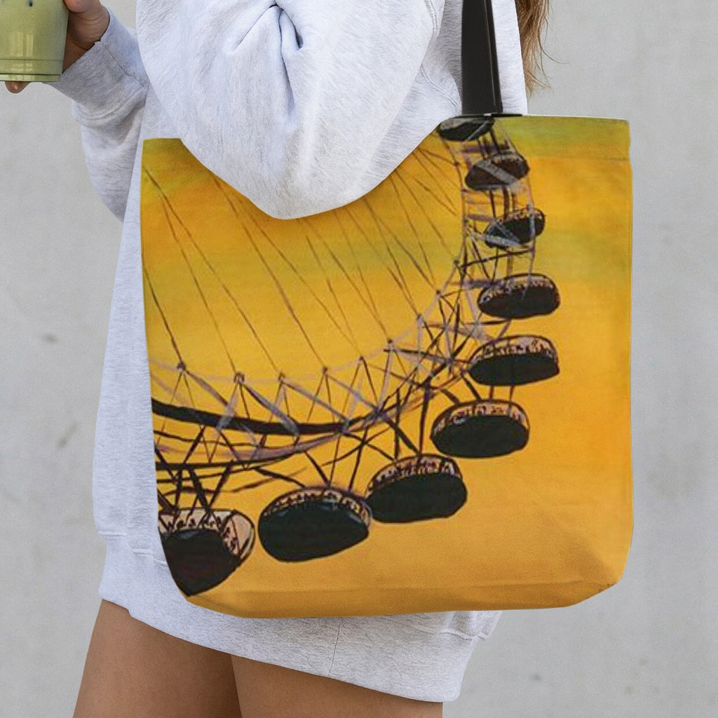 Sunset at the Eye Canvas Tote