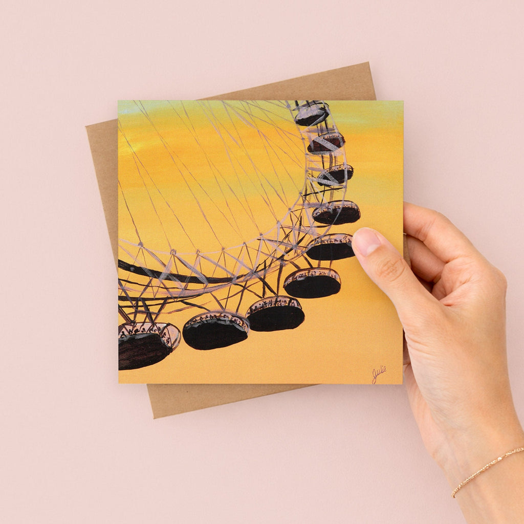 Sunset at the Eye Greetings Card