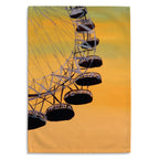 Sunset at the Eye XL Tea Towel