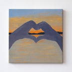 Sunset Heart - Original Painting