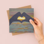 Sunset Love Greetings Card
