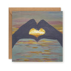 Sunset Love Greetings Card