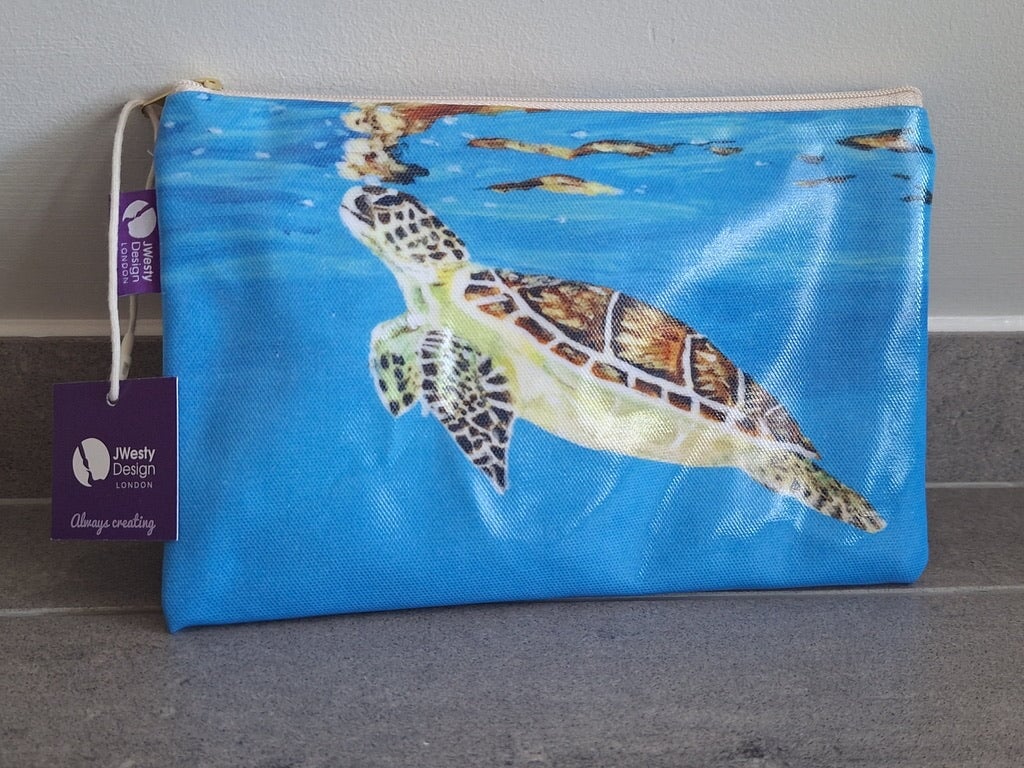 Turtle Makeup Bag/Pencil Case