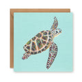 Turtley Abstract Greetings Card