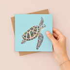 Turtley Abstract Greetings Card