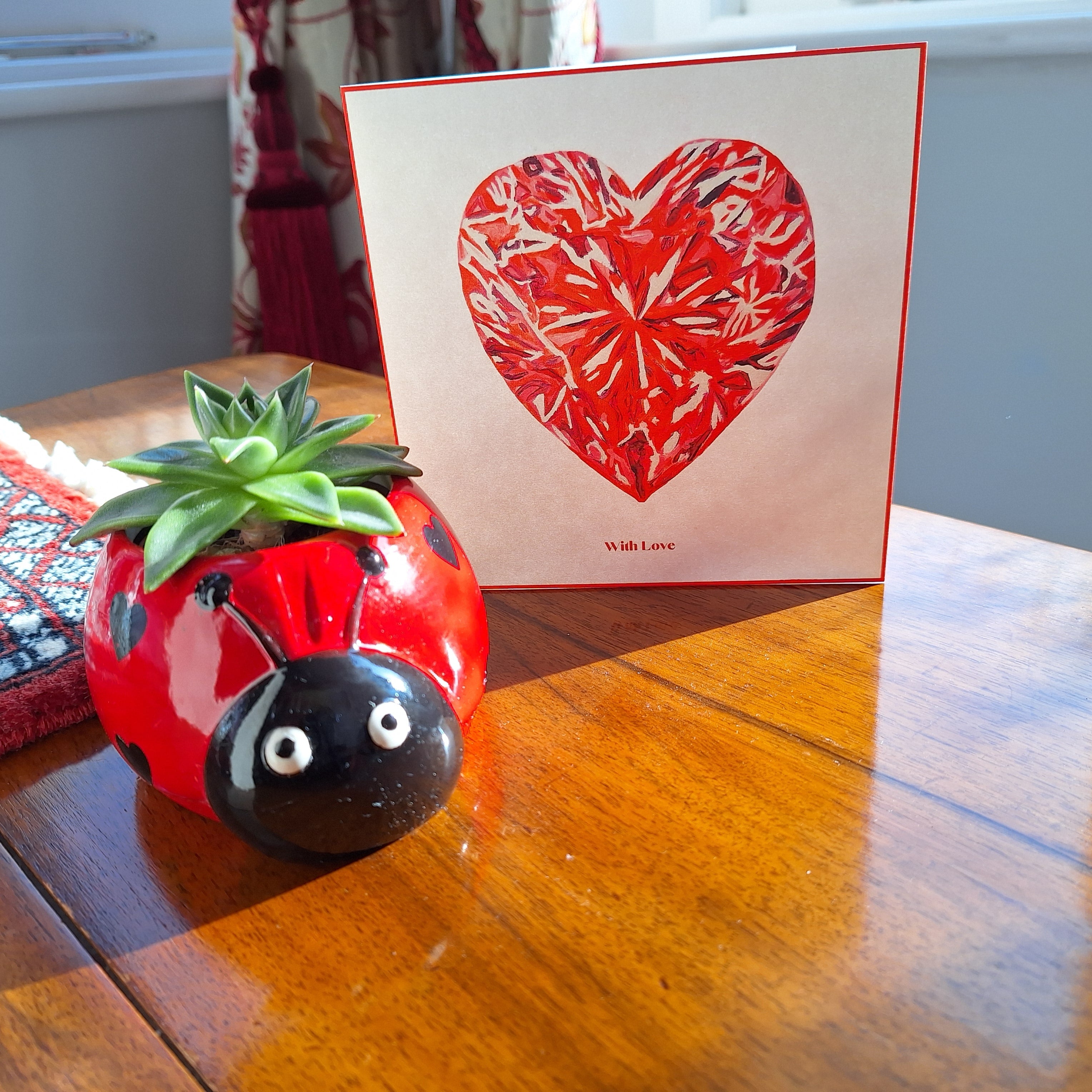 With Love Greetings Card
