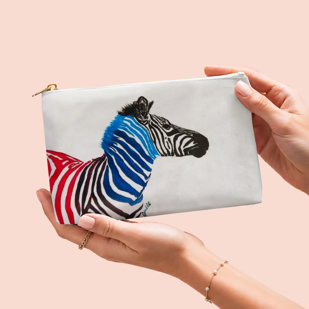 Zebra Makeup Bag/Pencil Case