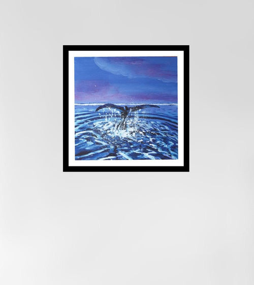 A Whale's Tail Fine Art Print