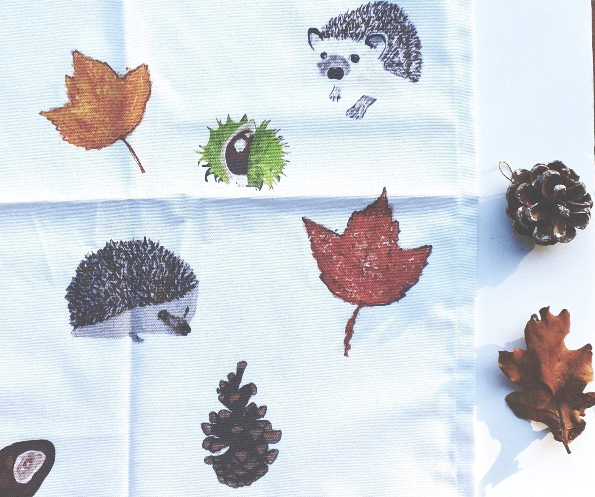 Autumn Leaves Tea Towel