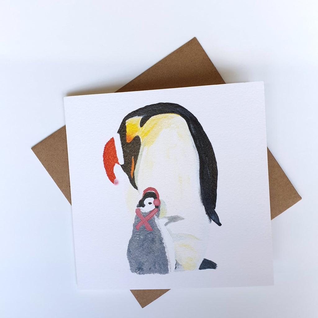 Baby Penguin Christmas Greetings Card
