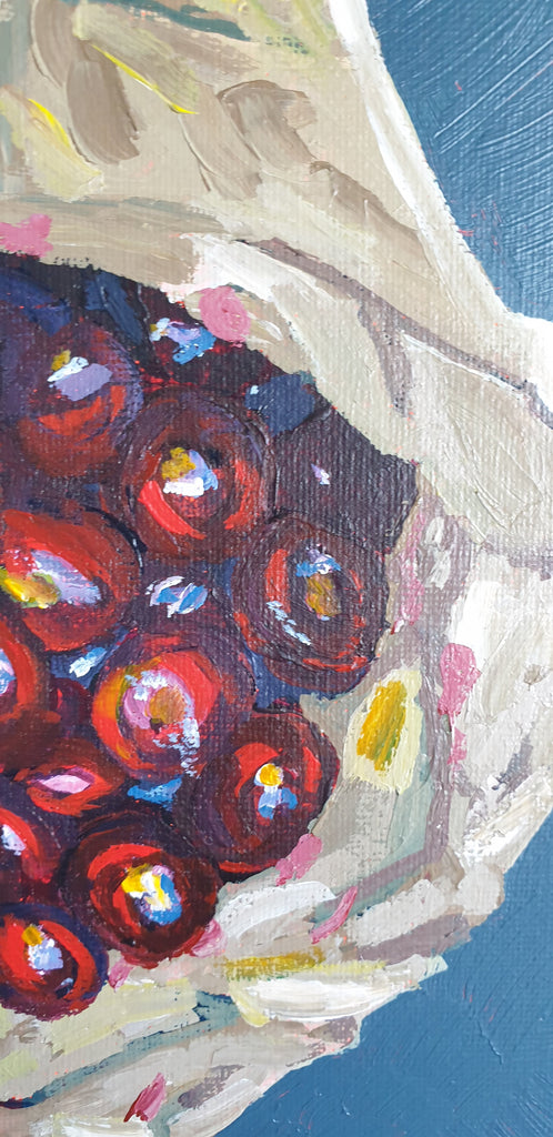 Bag of Cherries - Original Painting.