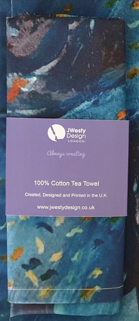 Blue Elephant XL Tea Towel