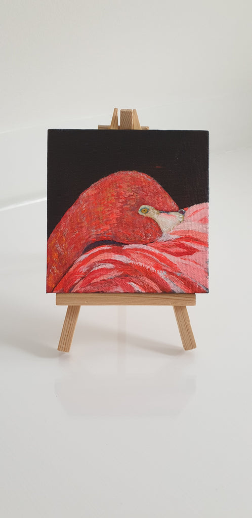 Chill- Flamingo - Original Painting
