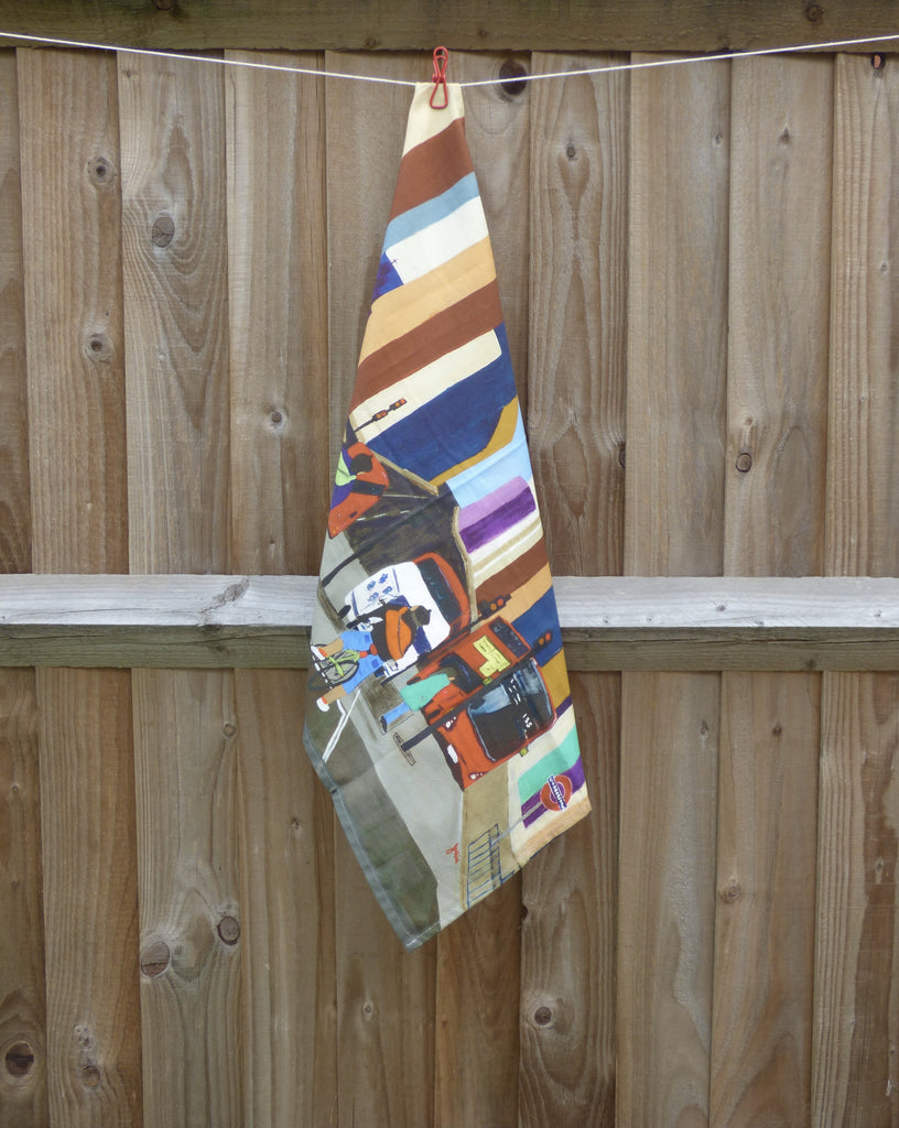 Cityscape XL Tea Towel