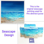 Coastal Abstract Design Purse