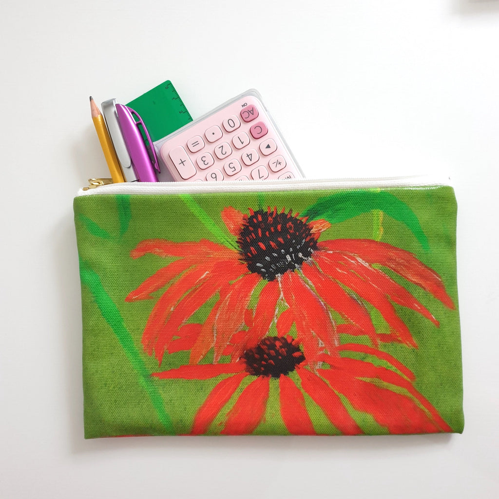 Coneflower Makeup Bag/Pencil Case