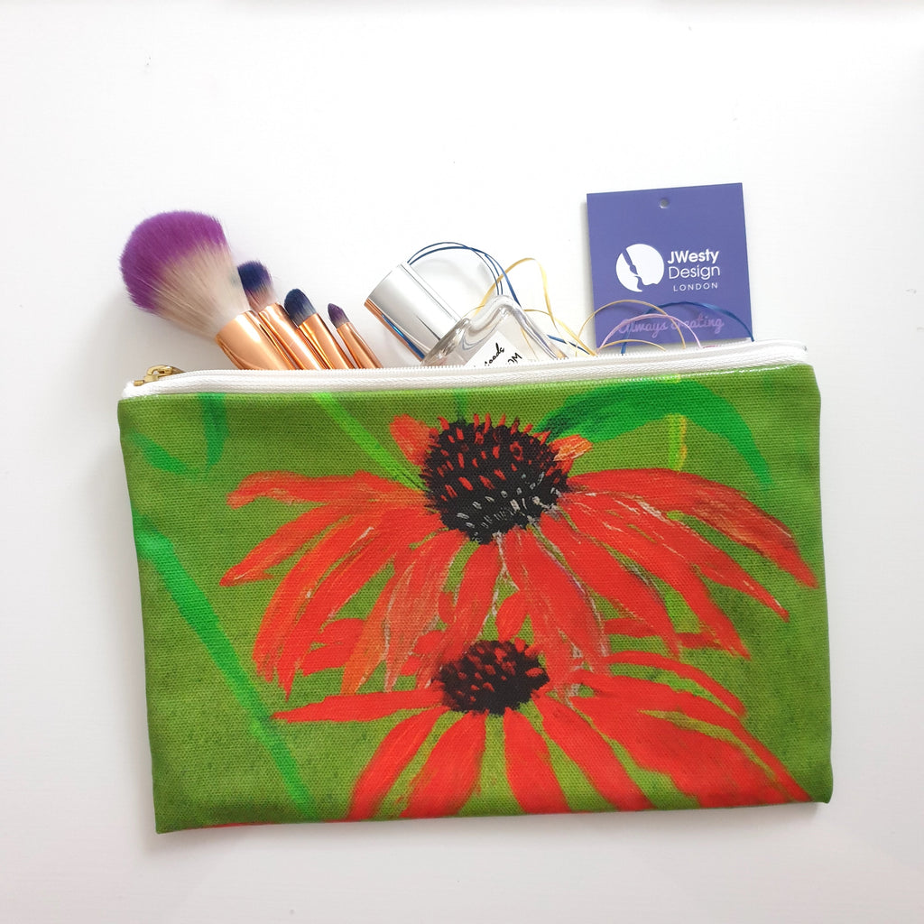 Coneflower Makeup Bag/Pencil Case