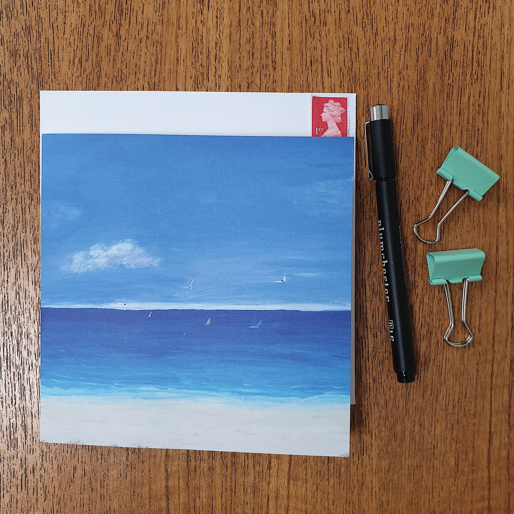Day at the Beach Greetings Card