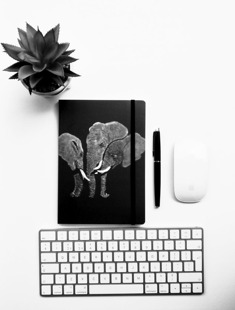 Elephants A5 Luxury Notebook