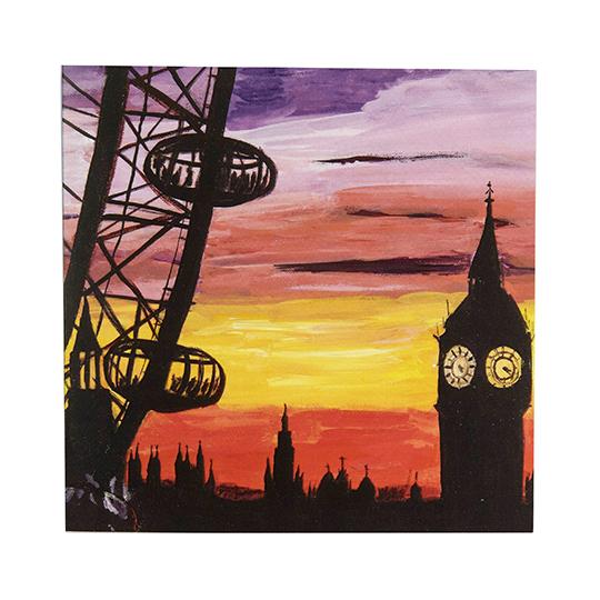 Eye on Big Ben Greetings Card