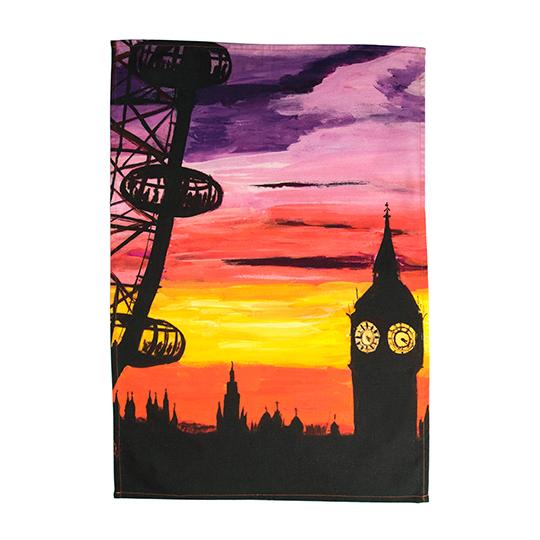 Eye on Big Ben XL Tea Towel