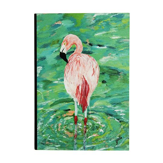 Flamingo A5 Notebook (Blank Paper)