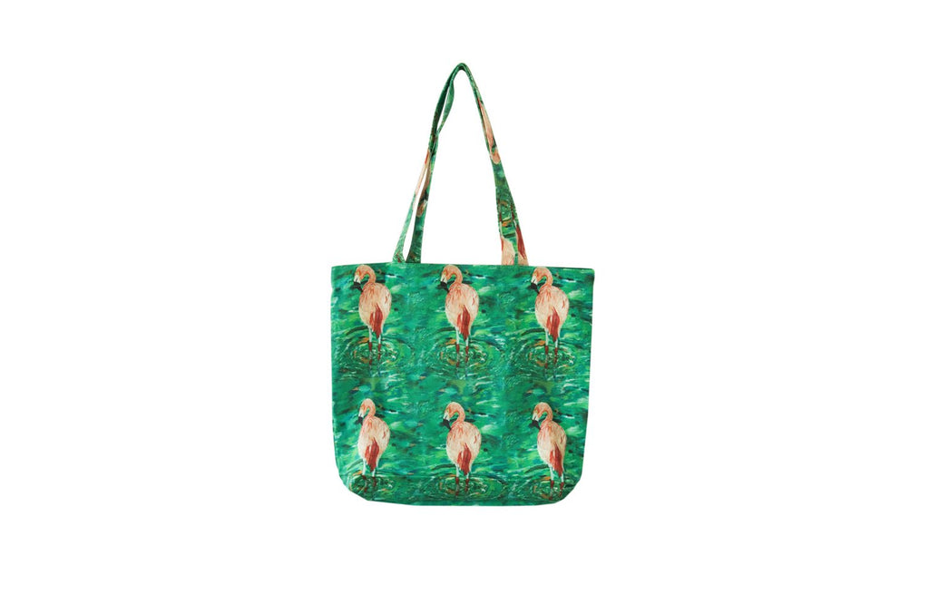 Flamingo Canvas Tote